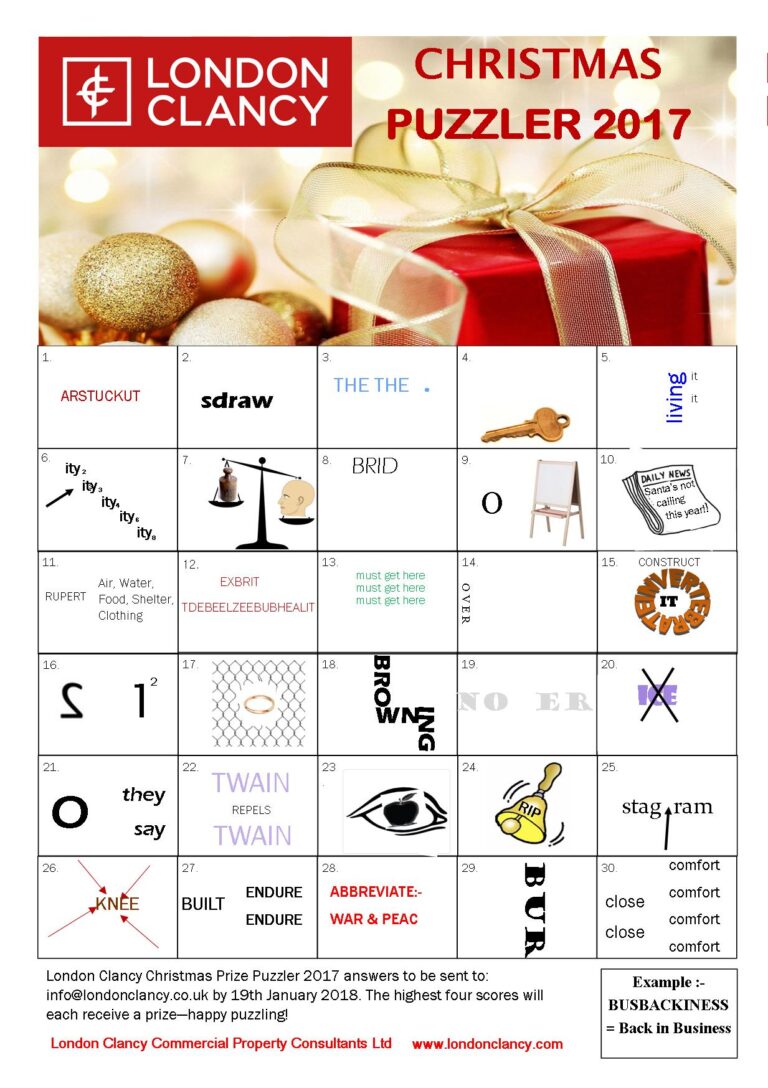 Christmas Dingbats Puzzler 2017