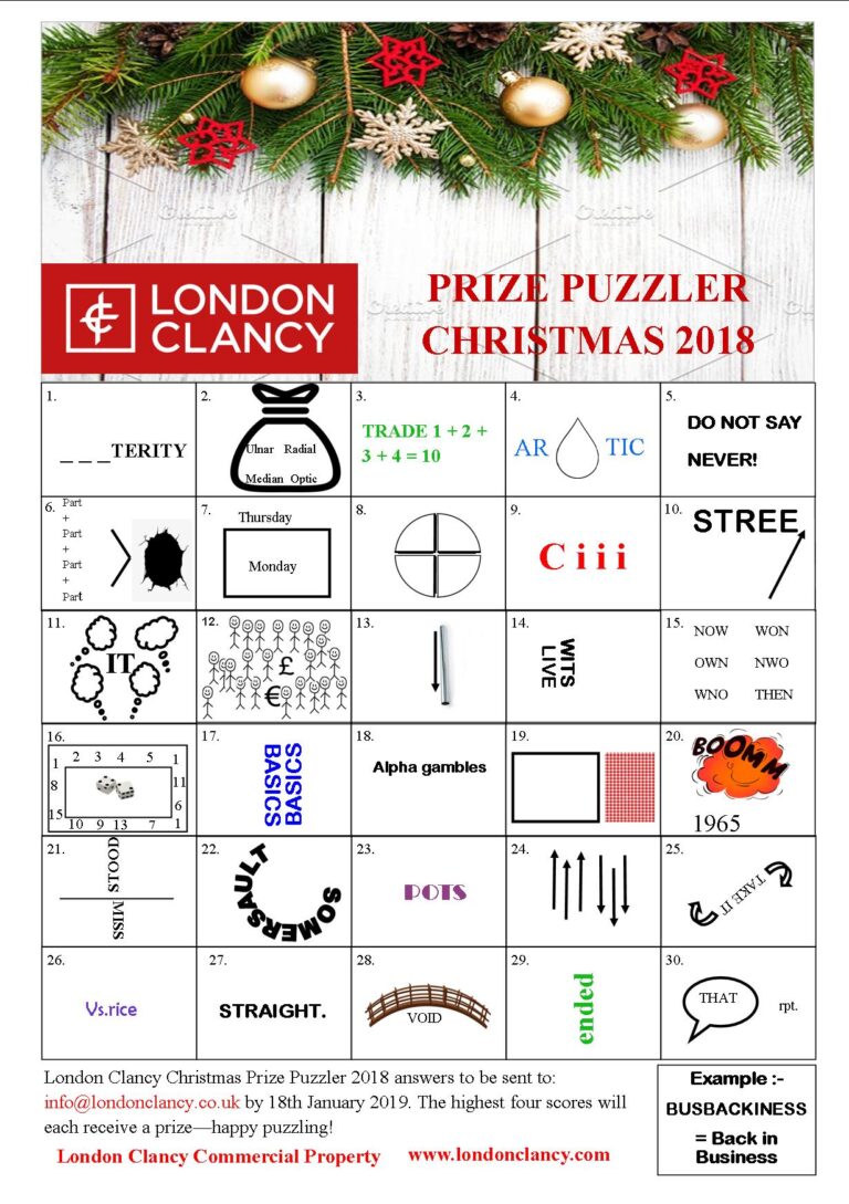 Christmas Dingbats Puzzler 2018