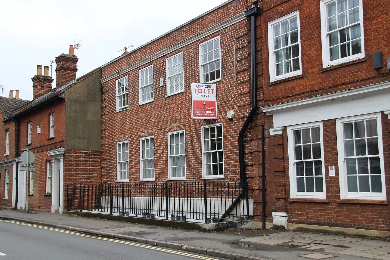 Farnham office property let to executive search business Curchod & Co