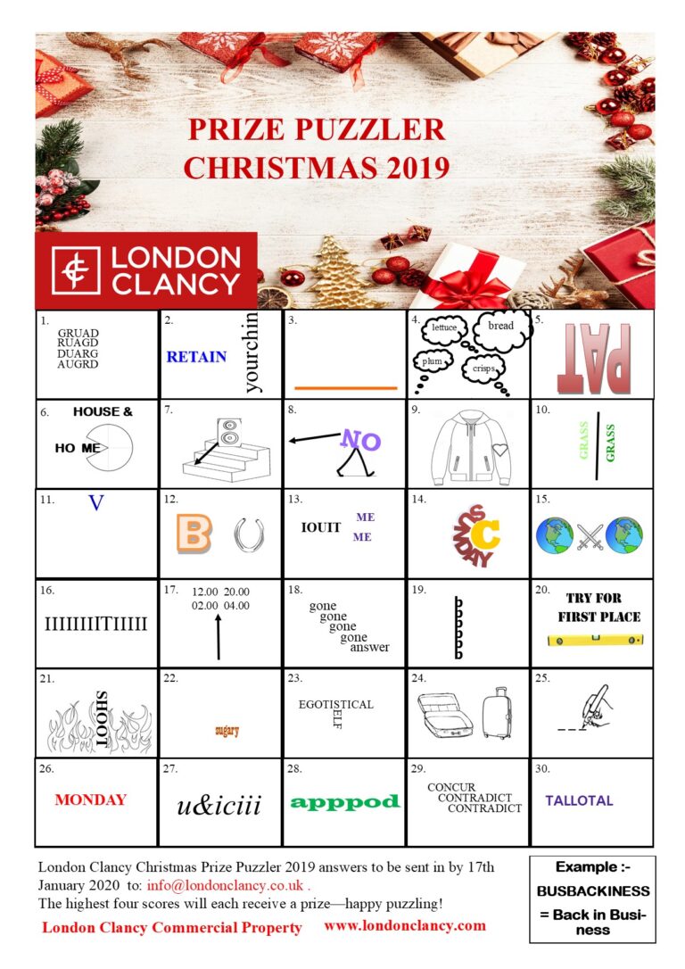 Christmas Dingbats Puzzler 2019