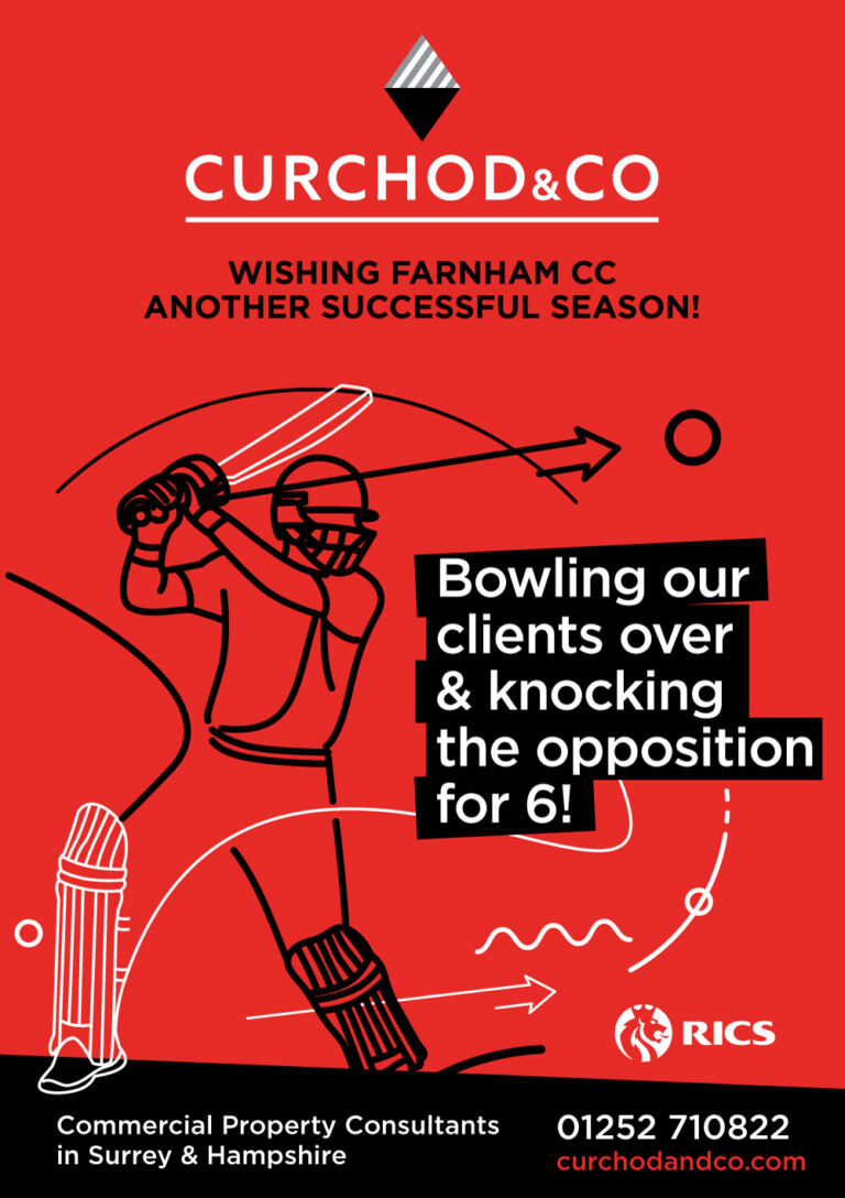 Curchod & Co extends sponsorship of Farnham Cricket Club