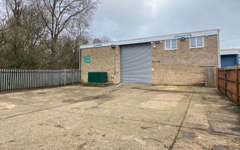 Bordon Trading Estate in Hampshire, fully let following warehouse letting