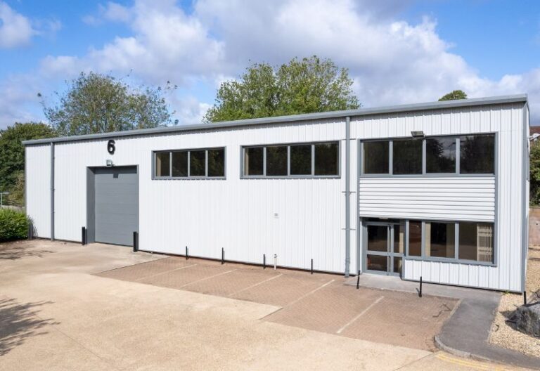 Refurbished  industrial unit in Alton, Hampshire comes to the market through Curchod & Co